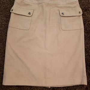 Tan Corduroy Skirt Size 8